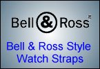 Replacement Bell and Ross style watch straps from WatchBattery (UK) Ltd