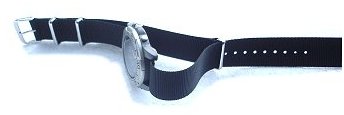 Thread through watch band - fitting step 2
