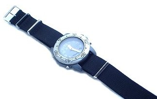 Thread through watch band - fitting step 3