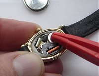 Snap back watch case