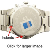Screw back watch case