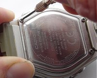 Snap back watch case